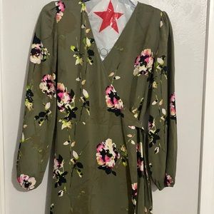 BAR III FLORAL DRESS